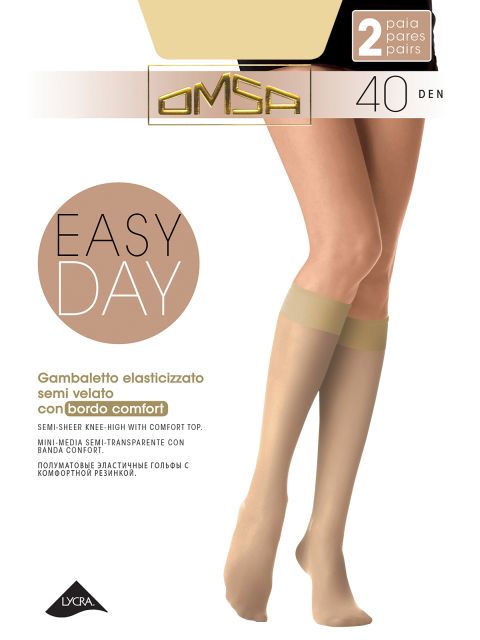 картинка Omsa Easy day 40 Гольфы 2 пары от магазина Одежда+