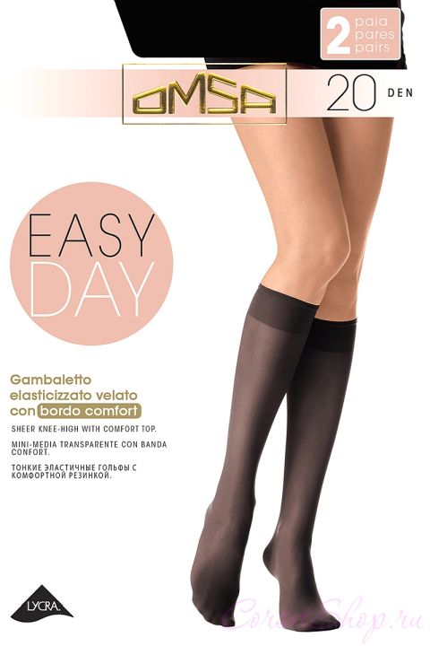 картинка Omsa Easy day 20 Гольфы 2 пары от магазина Одежда+